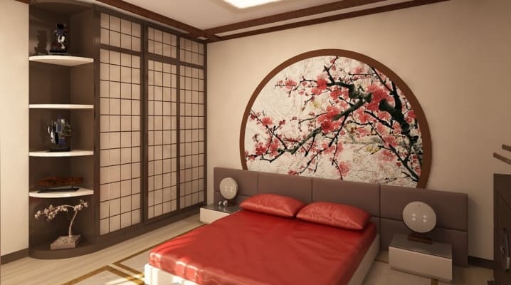 спальня в японском этностиле